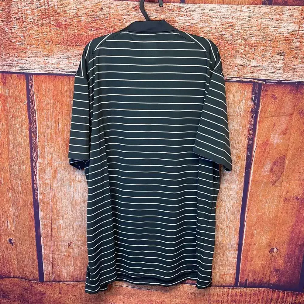 Nike Michigan State Spartans Dri-FIT Striped Performance Polo Shirt XXL